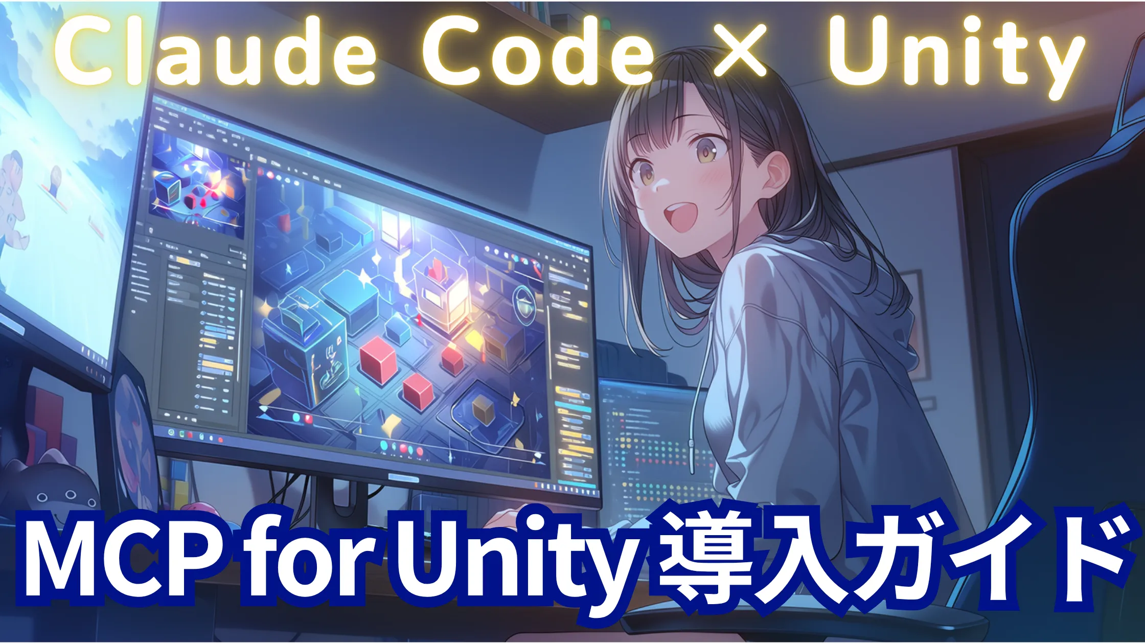 Claude CodeとUnityをMCP for Unityで連携する手順解説記事のアイキャッチ